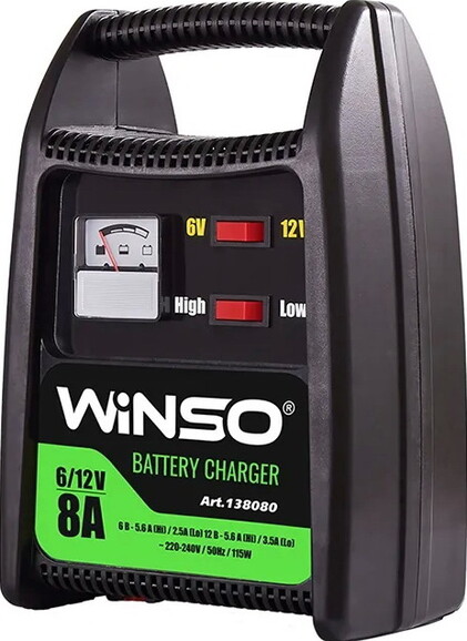 Зарядное устройство Winso 138080 6/12 В (66003) изображение 2