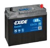 Акумулятор EXIDE EB456 Excell, 45Ah/330A