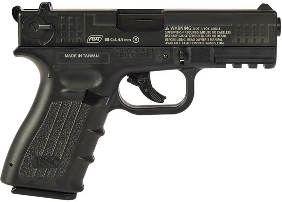Пістолет пневматичний ASG ISSC M22, 4.5 мм ВВ, Black (2370.43.57)