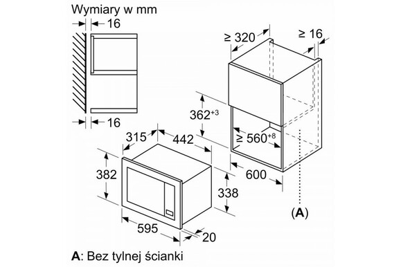 Мікрохвильова піч вбудована Bosch BEL623MB3 фото 6