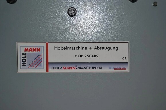Фуговально-рейсмусовый станок Holzmann HOB 260ABS изображение 8
