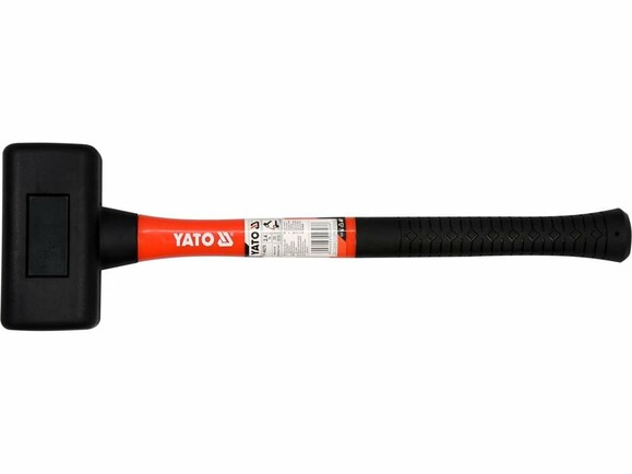 Молоток Yato безінерційний 2.4кг скловолоконна ручка 495мм (YT-46270)