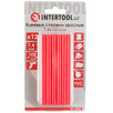 Комплект червоних клейових стрижнів Intertool RT-1043