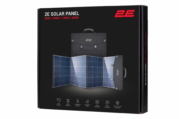 Портативна сонячна панель 2E 100 Вт (2E-LSFC-100) фото 7