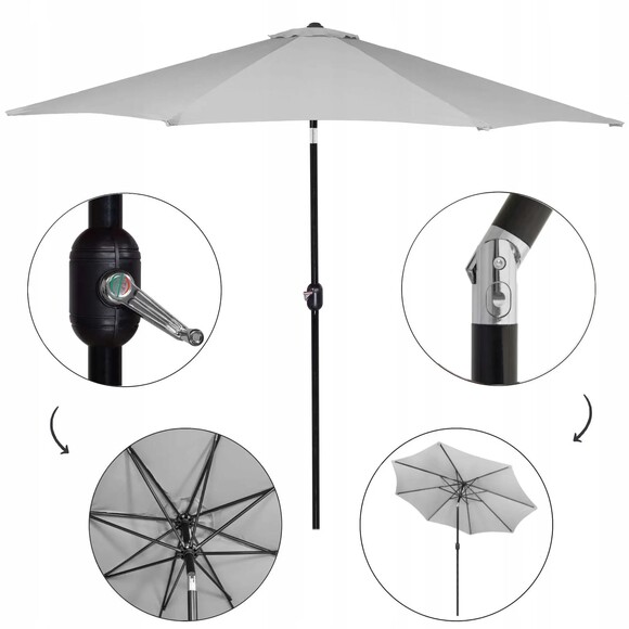Зонт садовый Springos 290 см (GU0015) изображение 7