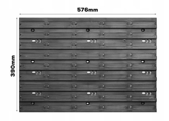 Панель із тримачами Kistenberg 580х390 мм (Варіант 108) фото 10