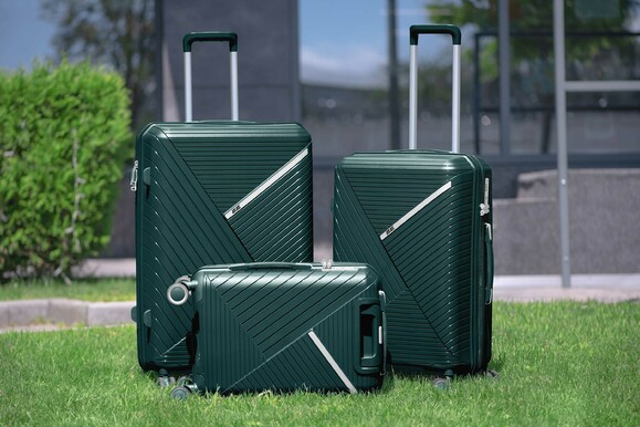 Набор чемоданов 2E SIGMA (L+M+S), изумруд 2E-SPPS-SET3-EG изображение 18