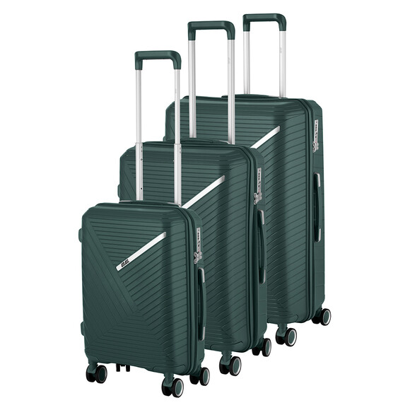 Набор чемоданов 2E SIGMA (L+M+S), изумруд 2E-SPPS-SET3-EG изображение 17