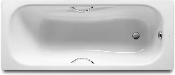 Ванна прямокутна ROCA PRINCESS 150х75 см, з ніжками та ручками (A220470001+A291021000) фото 2