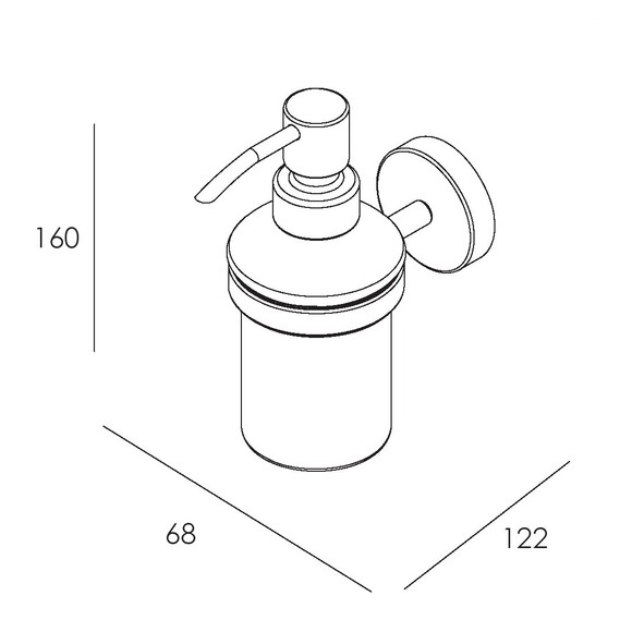 Дозатор для жидкого мыла Imprese SKALA (171275) изображение 2