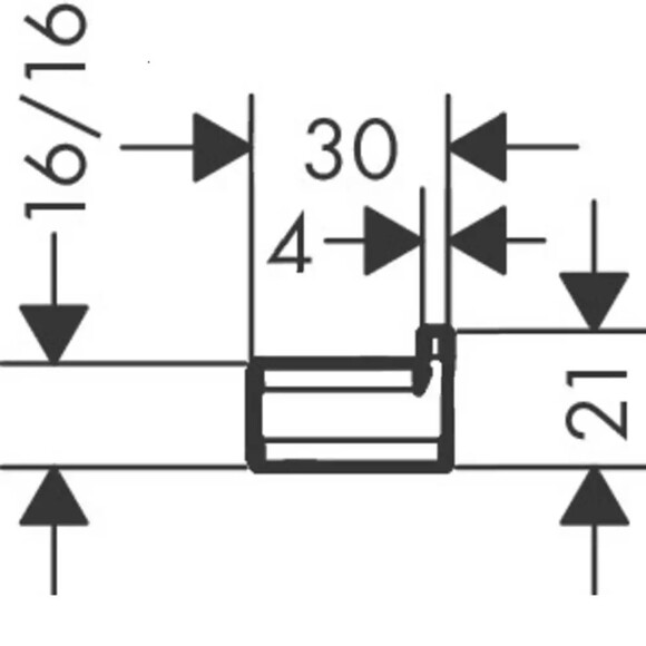 Крючок Hansgrohe AddStoris (41742670) изображение 3