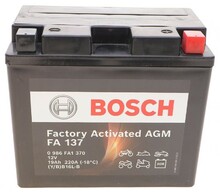 Мото аккумулятор Bosch 6СТ-19 Аз (0 986 FA1 380)