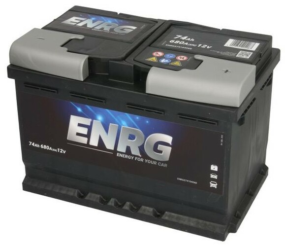 Автомобильный аккумулятор ENRG ENRG574104068 12 В (74 Аh, 680 А, R+) изображение 2