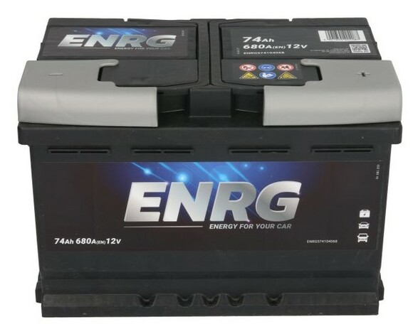 Автомобильный аккумулятор ENRG ENRG574104068 12 В (74 Аh, 680 А, R+) изображение 3