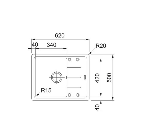 Мойка кухонная Franke Basis BFG 611-62 (белый) (114.0272.599) изображение 2