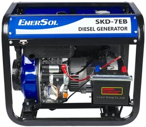 Дизельний генератор EnerSol однофазний SKD-7E (B) фото 2