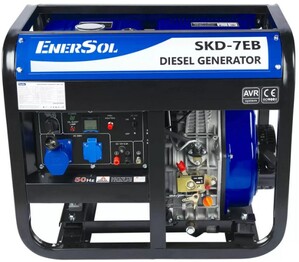 Дизельный генератор EnerSol однофазный SKD-7E(B) изображение 3