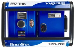 Дизельный генератор EnerSol однофазный SKD-7E(B) изображение 6