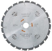 Пильний диск Metabo 210x2,6х30мм, HM, Z = 16FZ (628007000)