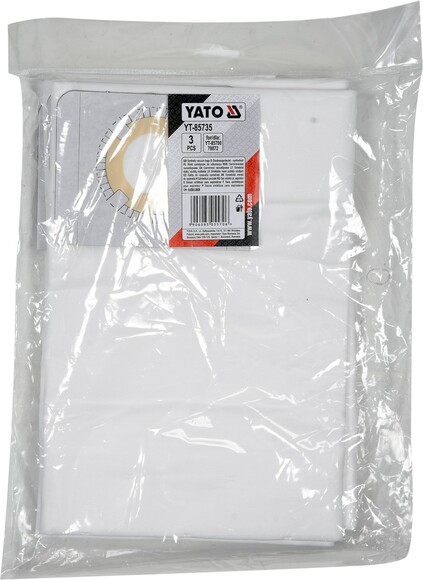 Мешки для пылесоса Yato YT-85735 3 шт. (для YT-85700 и 78872) изображение 2
