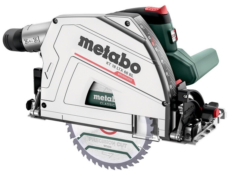 

Аккумуляторная погружная дисковая пила Metabo KT 18 LTX 66 BL каркас, metaBOX (601866840)