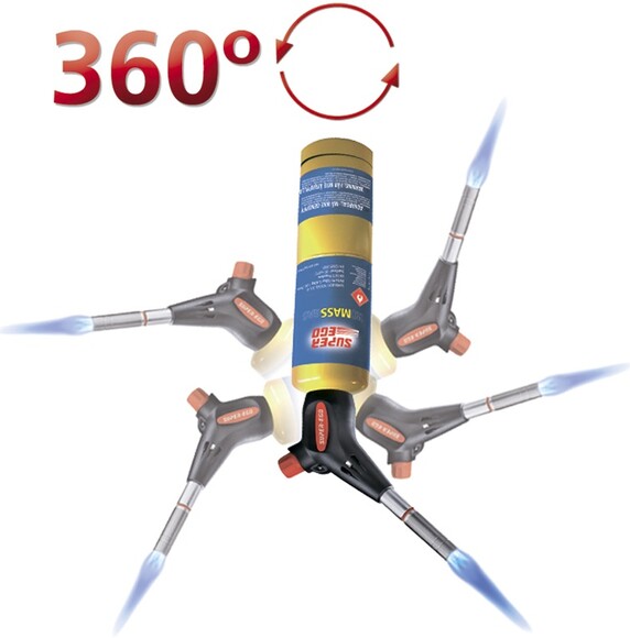 Газовая горелка Super-Ego POWER FIRE COMPACT 1 дюйм US (254800000) изображение 3