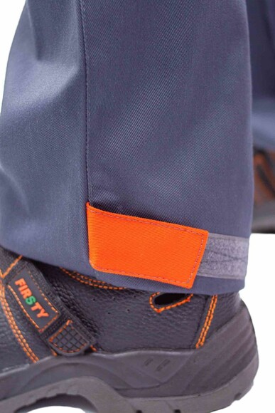 Рабочие штаны Free Work Dexter серо-оранжевые р.52/7-8/L (65945) изображение 5
