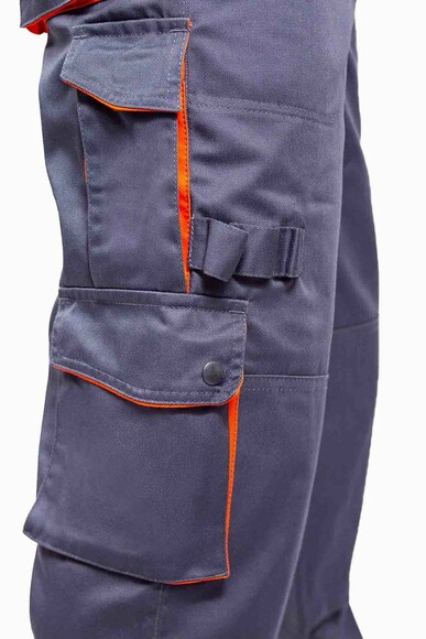 Рабочие штаны Free Work Dexter серо-оранжевые р.52/7-8/L (65945) изображение 3