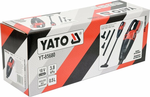 Пылесос для автомобиля c фильтром Yato YT-85680 без АКБ и ЗУ изображение 6