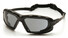 Захисні окуляри Pyramex Highlander-PLUS Gray Anti-Fog чорні (2ХАИЛ-20П)