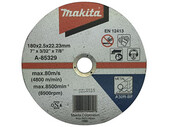 Відрізний диск по металу Makita 180х2.5 30R плоский (A-85329)