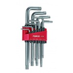 Набор ключей Force Torx Г-образных длинных Т10-Т50 (5098L) 9 шт