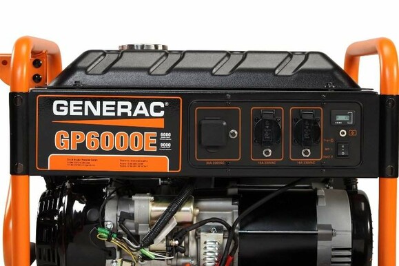 Бензиновий генератор Generac GP6000E фото 2
