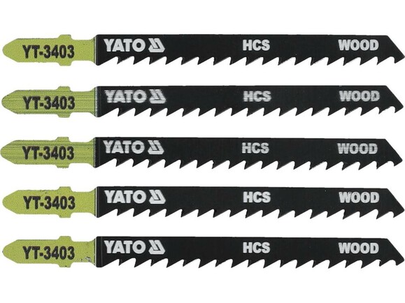 Полотно для електролобзика YATO 6TPI, 100 мм, 5 шт. (YT-3403)