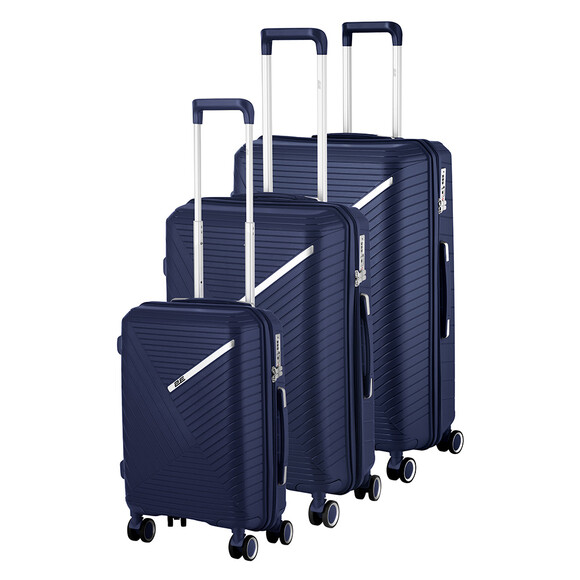 Набор чемоданов 2E SIGMA (L+M+S), темно-синий 2E-SPPS-SET3-NV изображение 17