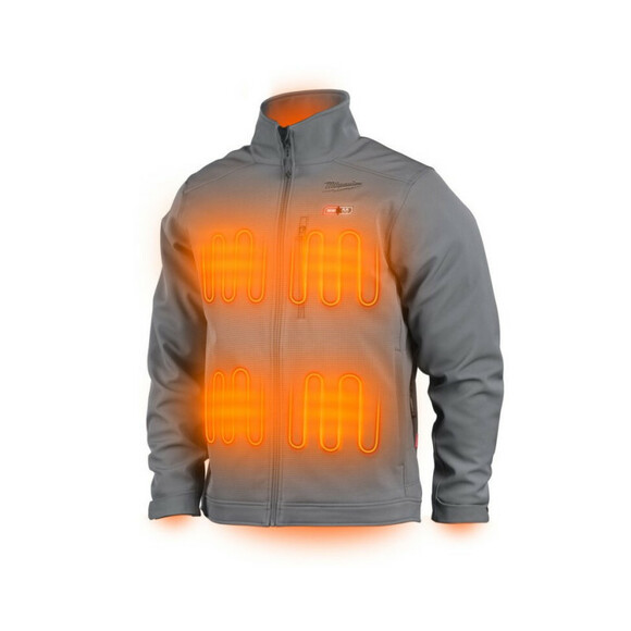 Куртка с подогревом Milwaukee размер "XXL" M12HJGREY5-201 (с ЗУ и АКБ) изображение 2