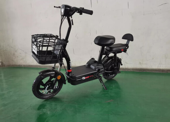 Велоскутер аккумуляторный FORTE LUCKY, черный (119359) изображение 4