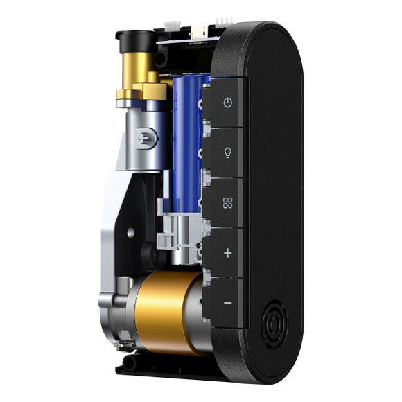 Автокомпресор Baseus Dynamic Eye Inflator Pump (чорний) (CRCQB03-01) фото 5
