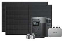 Комплект EcoFlow Delta Max 2000 (2016 Вт·год/2400 Вт) + PowerStream 600W + сонячні панелі 2х400