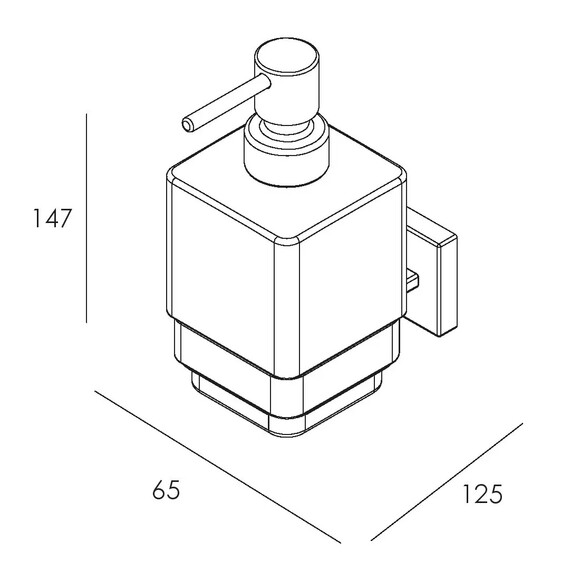 Дозатор для жидкого мыла Imprese Bilovec (черный) (171255B) изображение 2