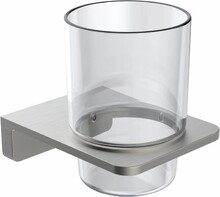 Склянка для ванної Volle SOLO (cepillado niquel) (2510.220102)