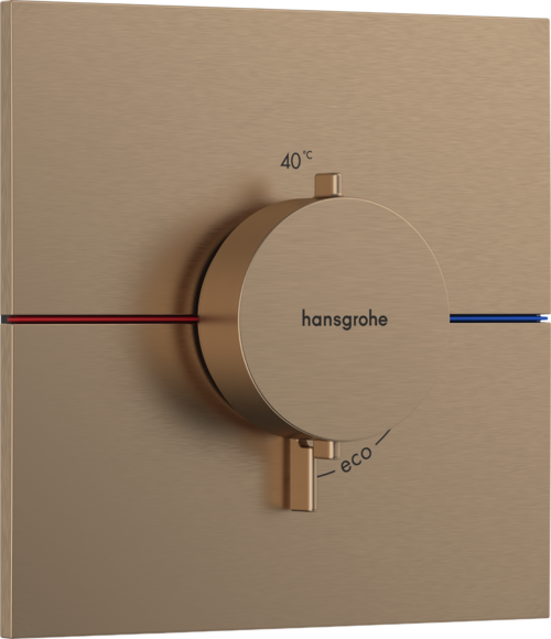 Термостат для душа HANSGROHE ShowerSelect Comfort E, шлифованная бронза (15574140)