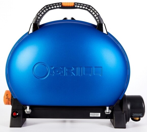 Портативний переносний газовий гриль O-GRILL 500, синій + шланг у подарунок! (o-grill_500_blue) фото 2