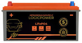 Автомобільний акумулятор Logicpower LiFePO4 BMS 1500 А, 12.8В, 230 Аг (24771)