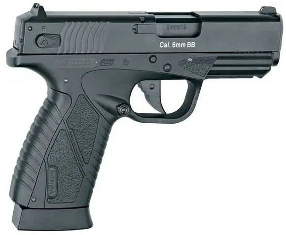 Пістолет пневматичний ASG Bersa BP9CC Blowback ВВ, 4.5 мм (2370.25.38) фото 2