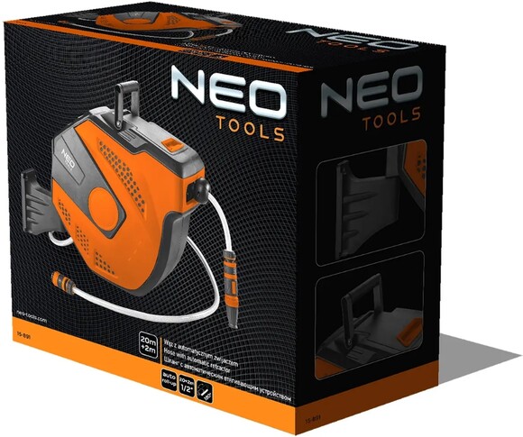 Катушка со шлангом Neo Tools, автоматическая (15-891) изображение 6