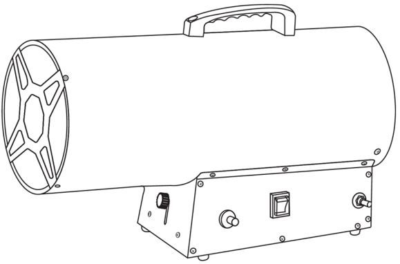 Обігрівач газовий Vitals GH-502 (211337)