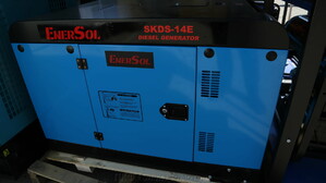 Дизельний генератор EnerSol однофазний SKDS-14E (B) фото 3
