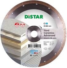 Диск алмазний відрізний Distar 1A1R 250x1,5x10x25,4 Hard ceramics Advanсed (11120349019)