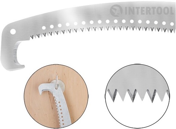 Ножовка садовая Intertool 350 мм с крюком (HT-3150) изображение 2